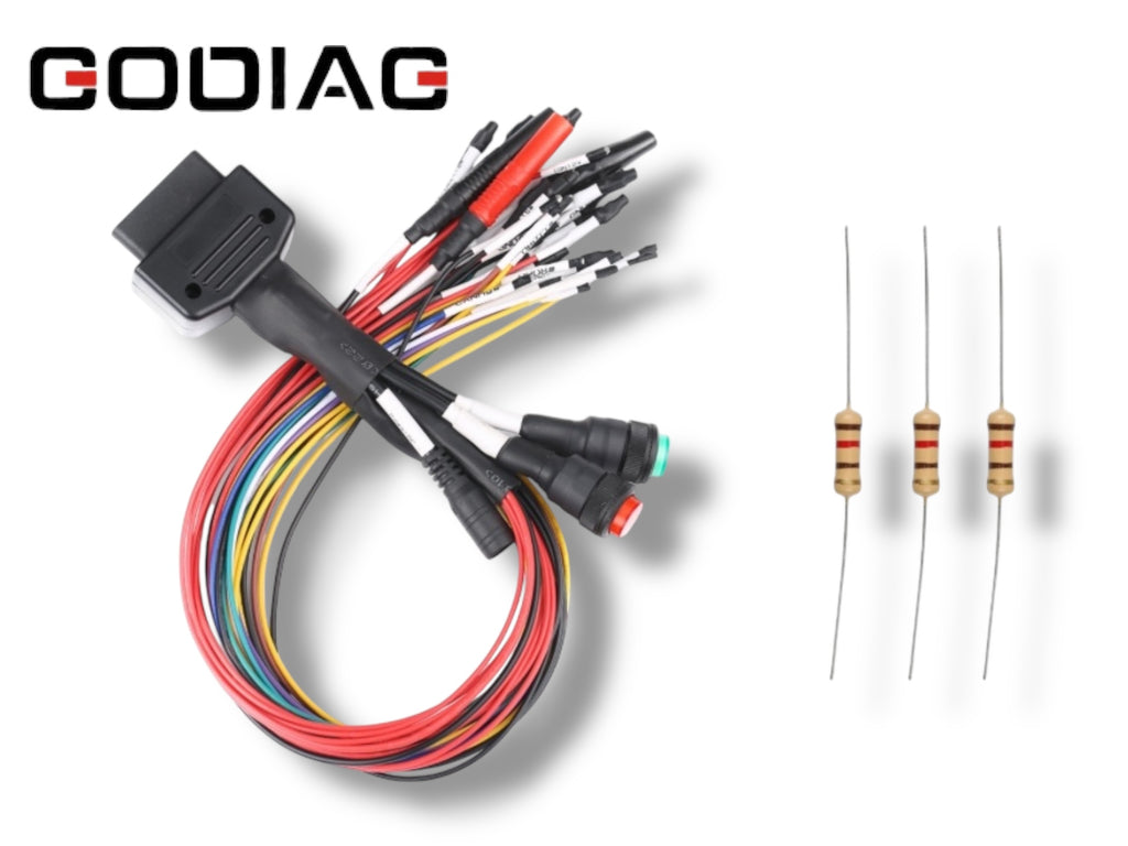 Godiag - Full Protocol OBD2 Jumper Adapter Used to Connect for ECU Program