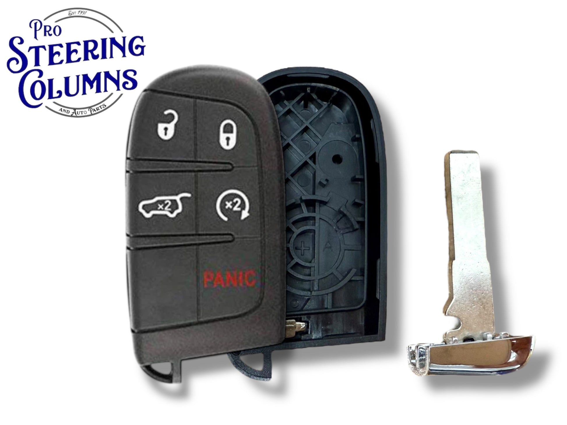 17-25 Jeep Smart Key Shell M3N-40821302 / SIP22 (Aftermarket)
