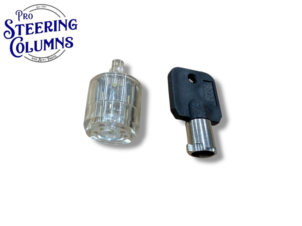 Transparent 7-Pin Tubular Practice Lock