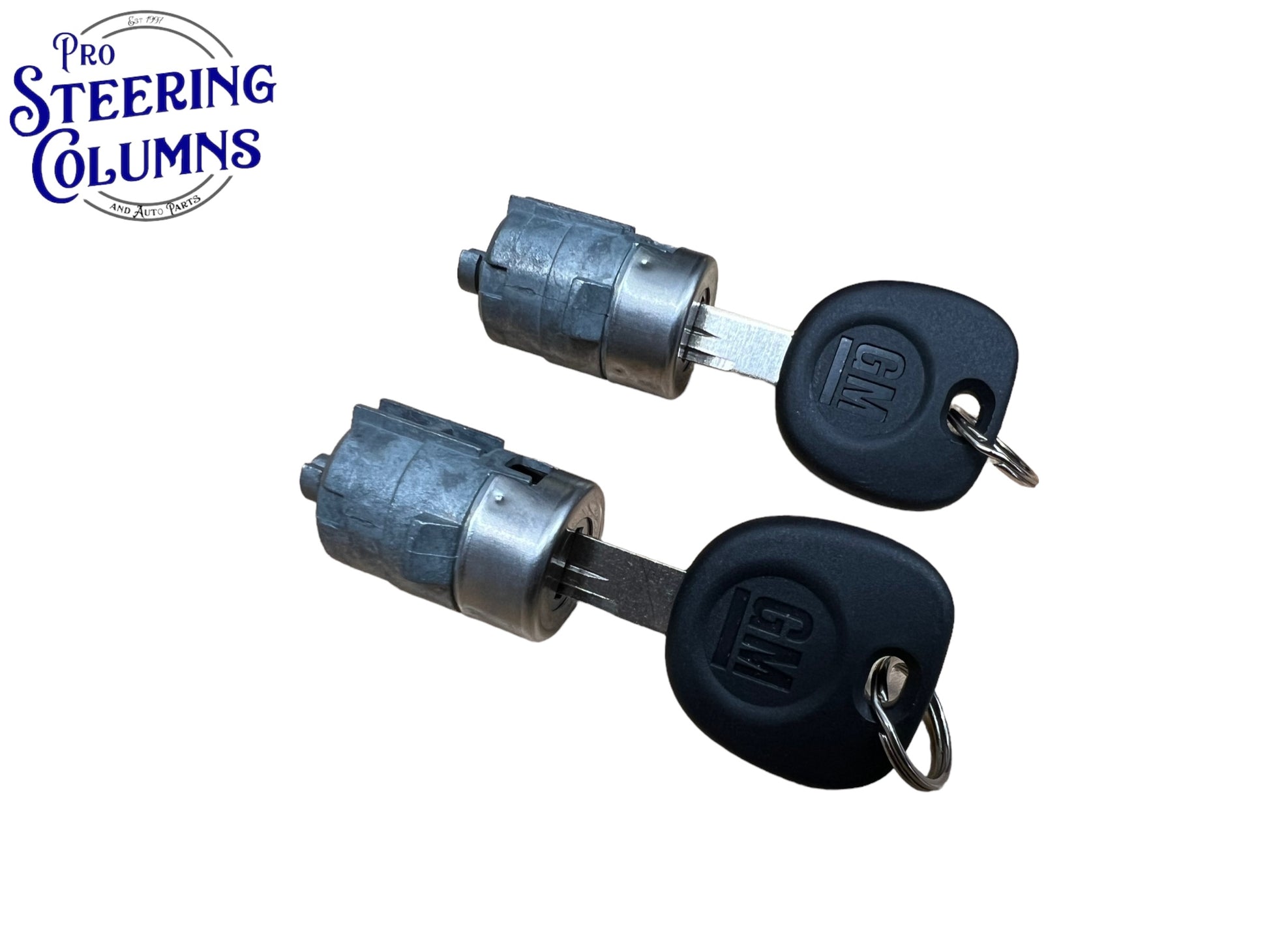 1999-2000 Silverado Tahoe 1997-2004 Corvette Door Lock Cylinder Set 2 Keys New OEM
