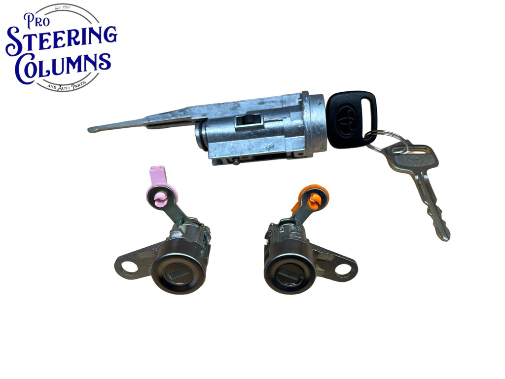 00-06 Toyota Tundra Ignition & Door Lock Cylinder Set 2 Keys Matched New