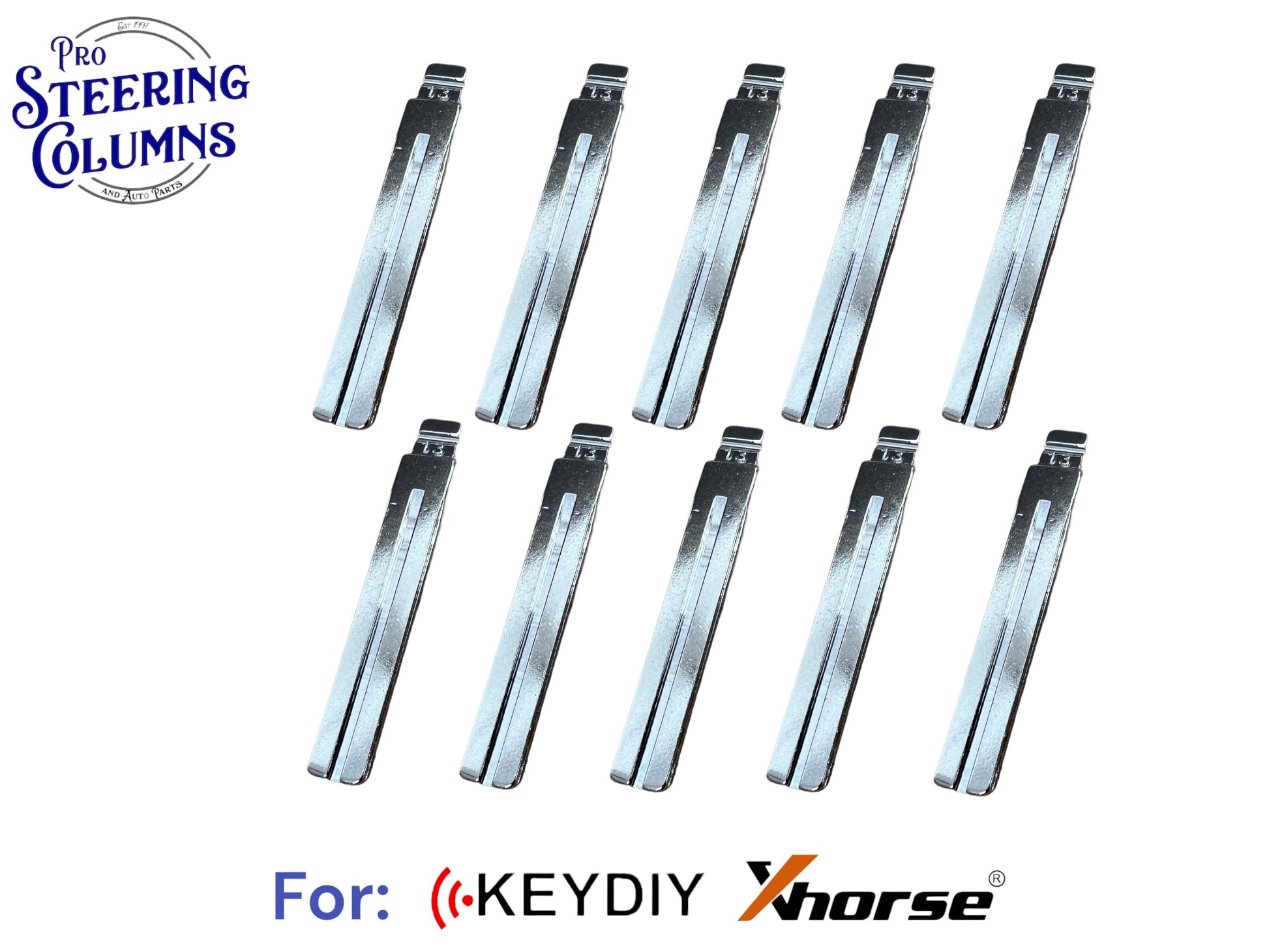 10x Xhorse Keydiy Universal Flip Key Remote Key Blades Lexus LXP90 TOY40