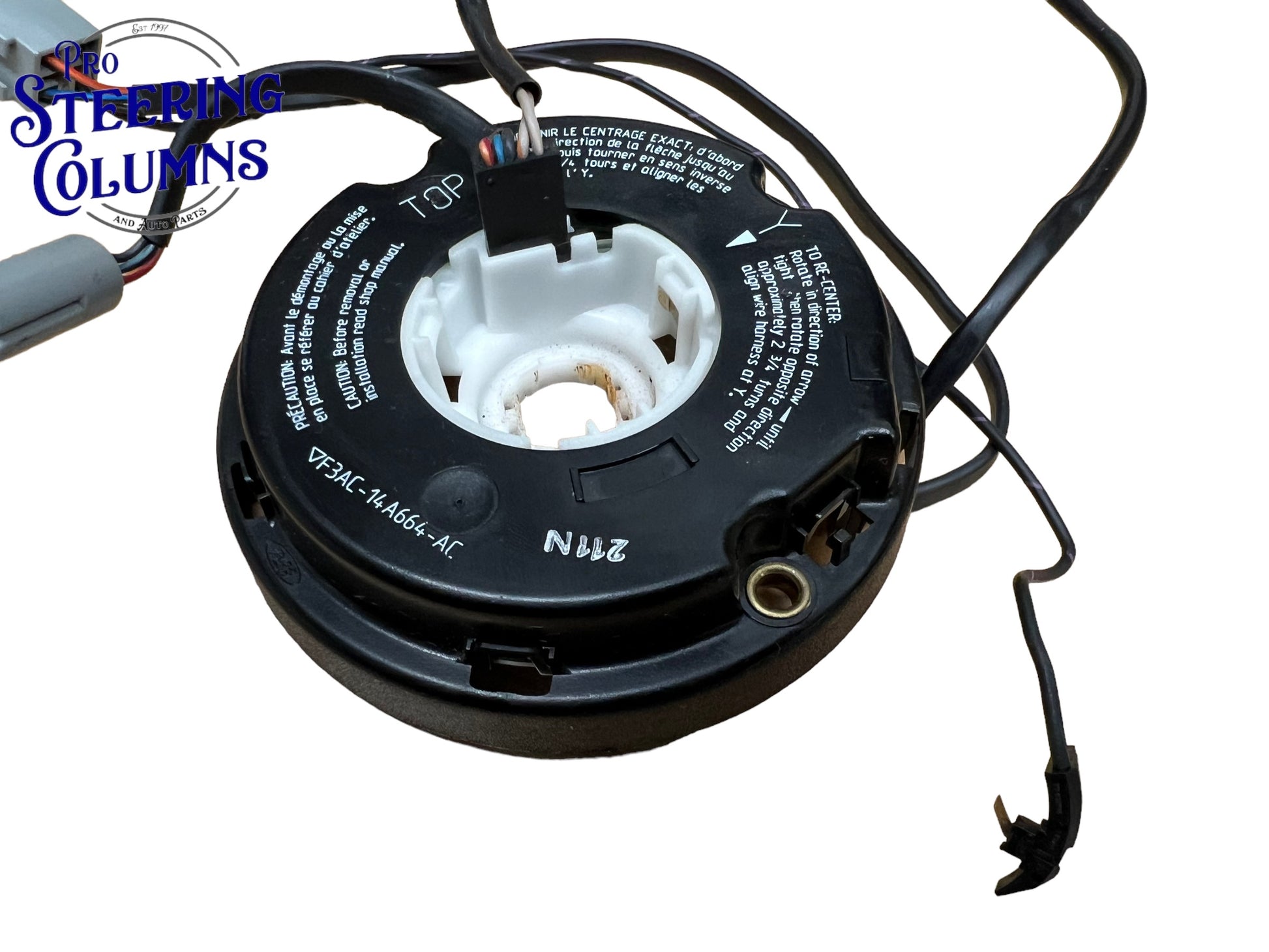 1990-1994 Crown Victoria Grand Marquis Continental Air Bag Clock Spring With Cruise Control Used OEM F3AC-14A664