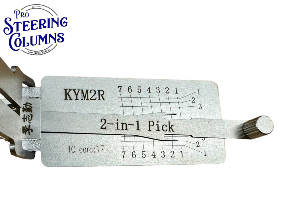 Original 2 in 1 Lishi KYM2R KYMCO Scooter Pick & Decoder New
