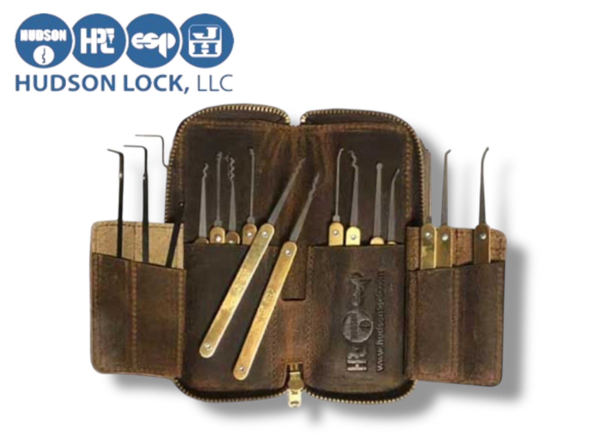 HPC - 16 Pieces - Renegade Lock Pick Set With Leather Case