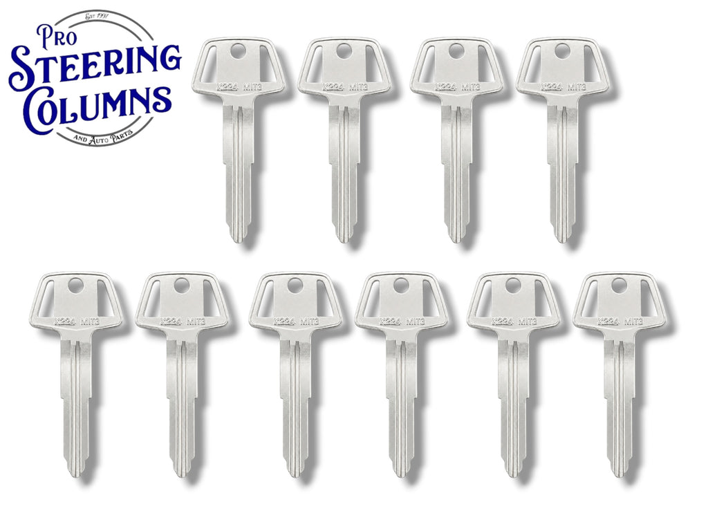 MIT3 / X224 Mitsubishi Metal Key Blank (Aftermarket) (10 Pack)