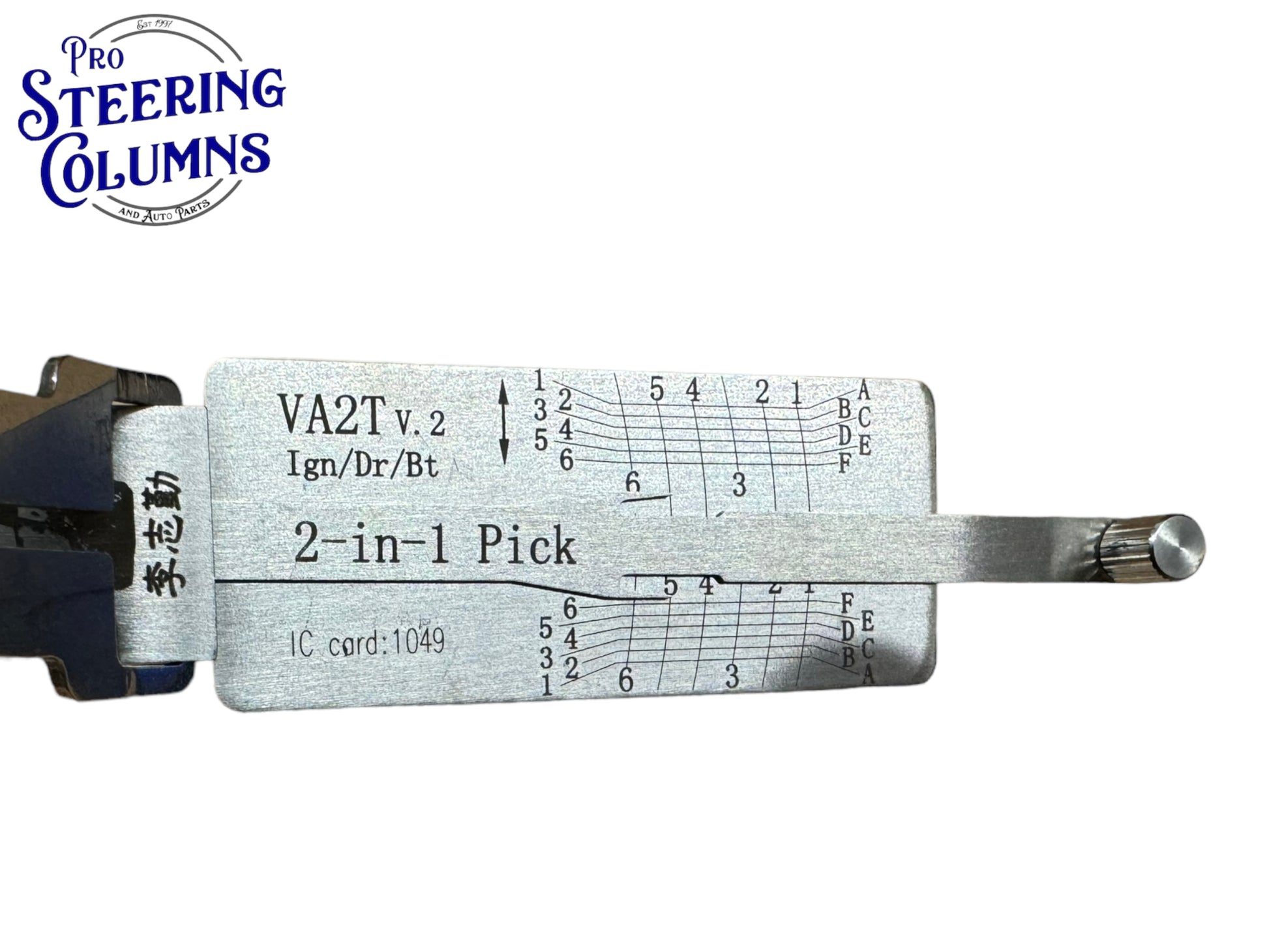 Original 2 in 1 Lishi VA2T Citroen Renault Peugeot Pick & Decoder New