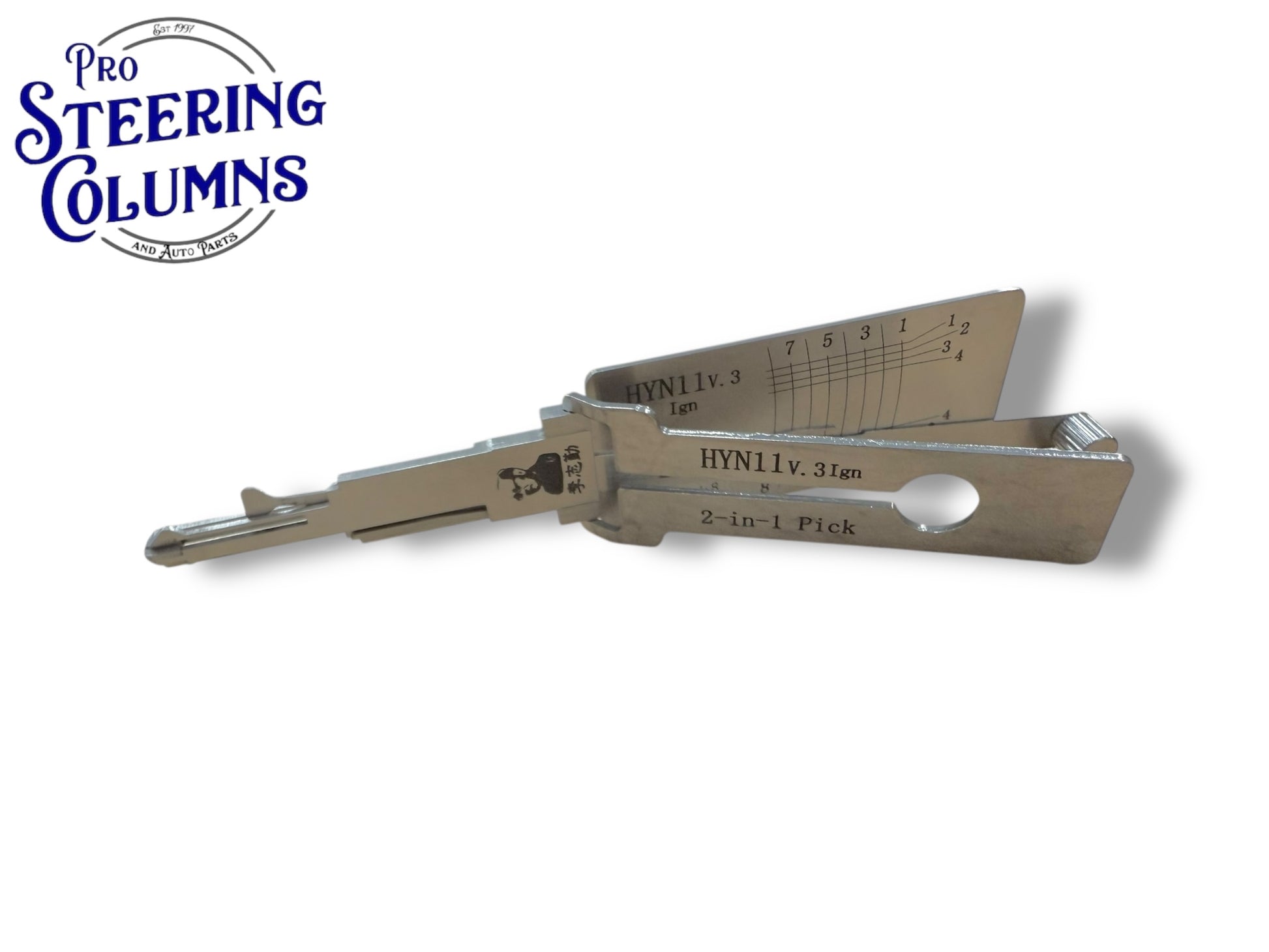 Original 2 in 1 Lishi HYN11-IGN HYN6 HY14 Hyundai Kia Pick & Decoder