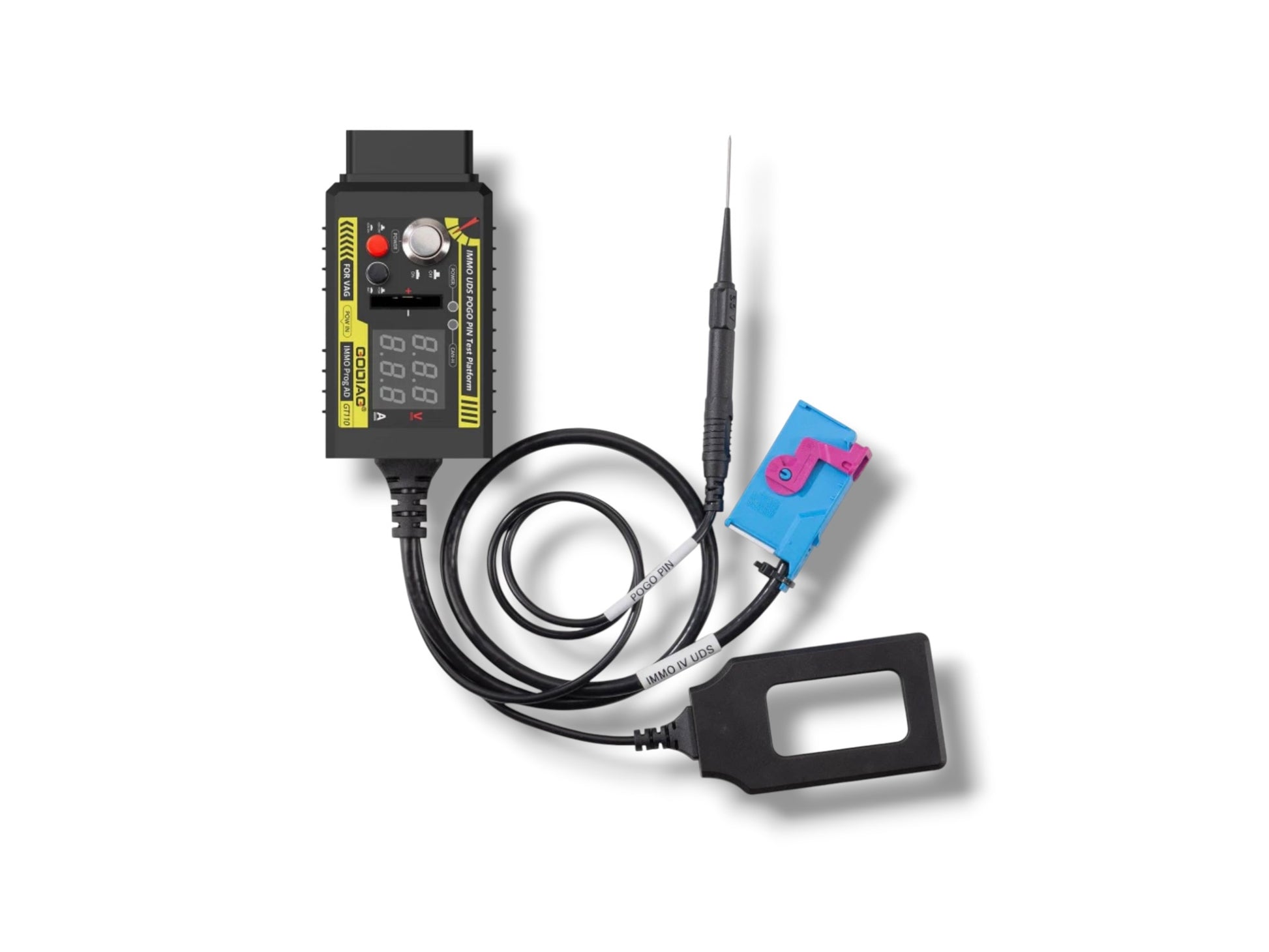 Godiag - VW / Audi / Skoda / SEAT 4th Gen IMMO System Test Platform Cable Pogo Pin - GT110