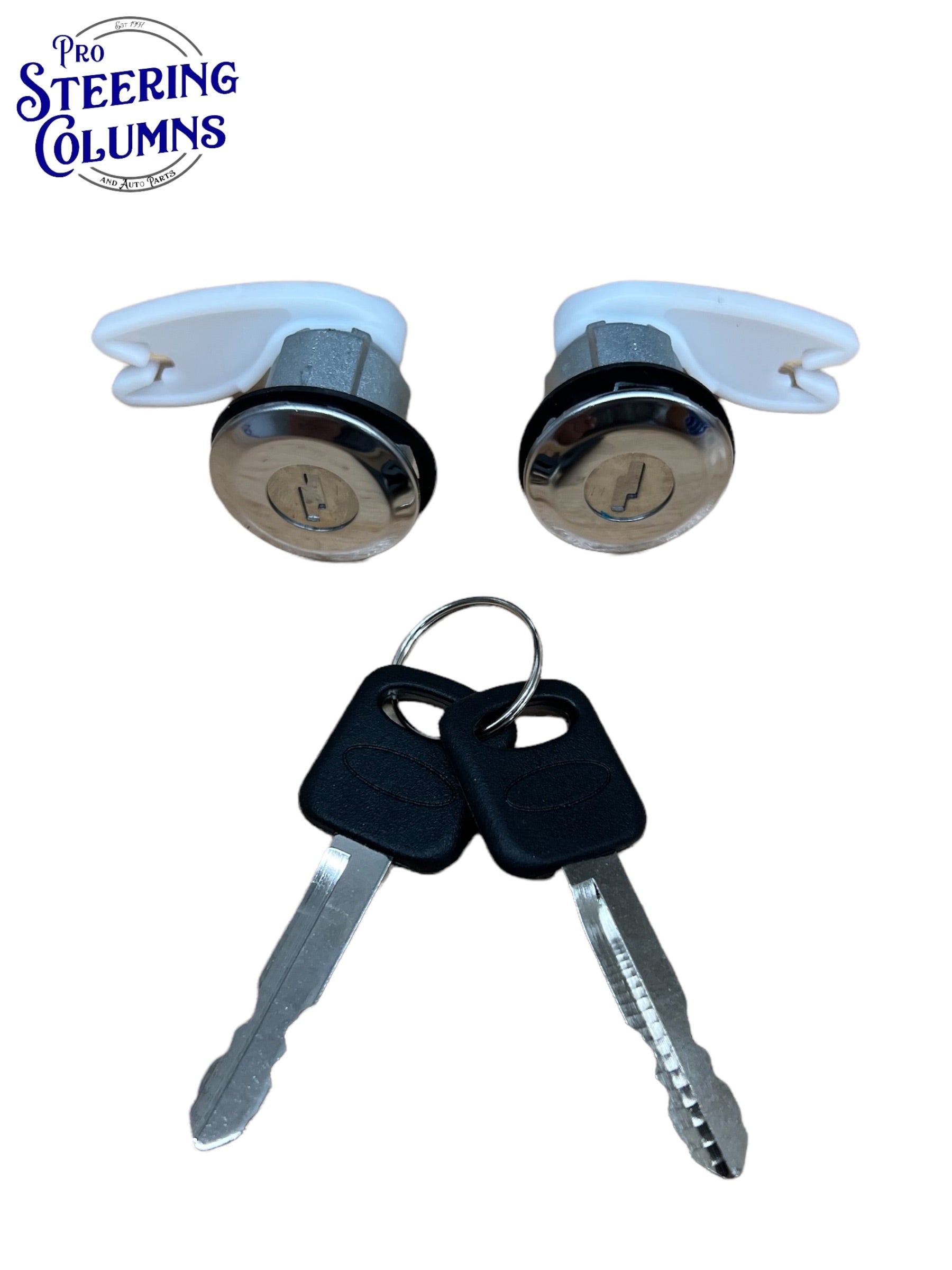 1992-1996 Bronco F-150 F-250 F-350 Econoline E-150 Door Lock Cylinder Set 2 Keys New