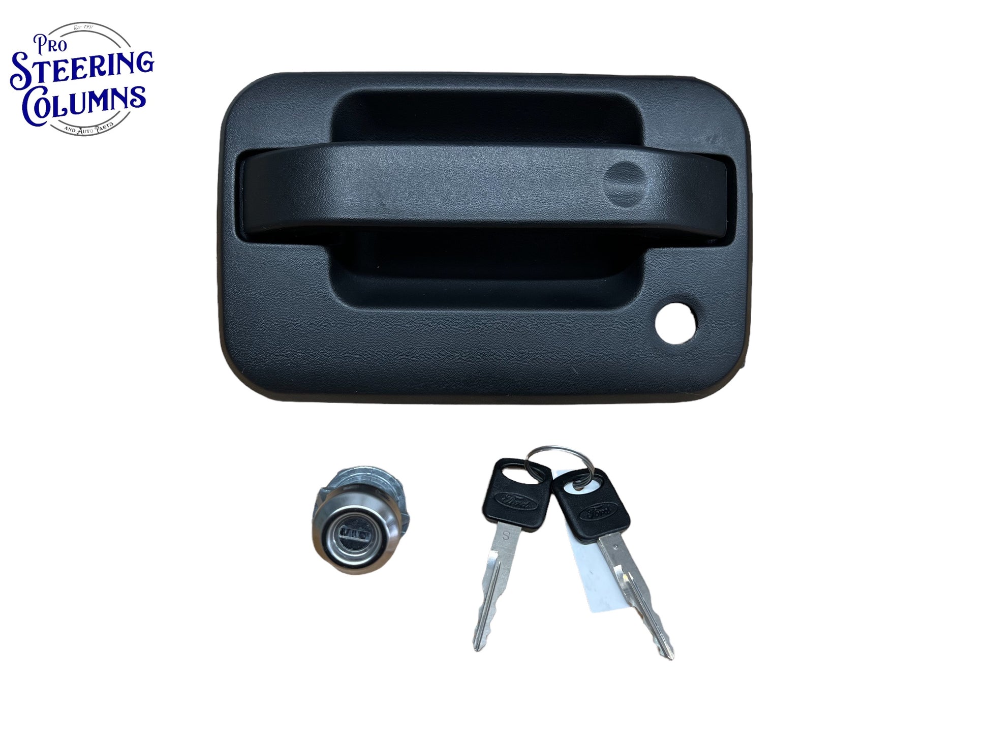 2004-2014 F-150 Front Left Driver Door Handle & Door Lock Cylinder Repair Kit 2 Keys