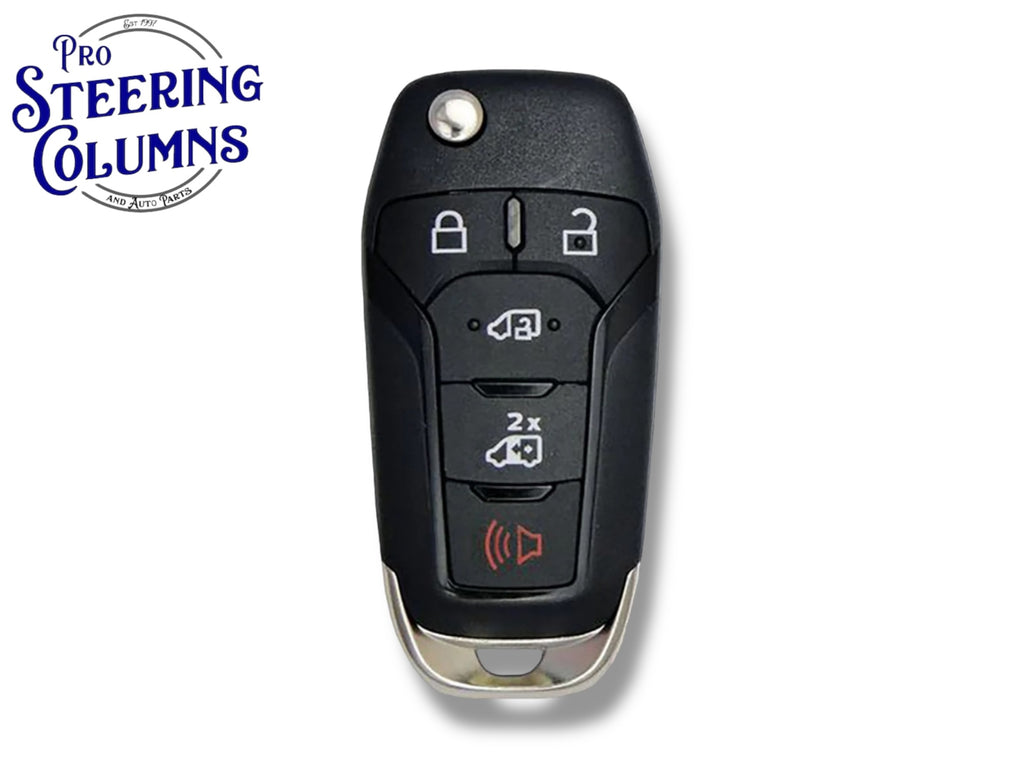19-25 Ford Transit E-Transit Remote Flip Key 5-Button N5F-A08TAA PN: 164-R8255 (Aftermarket)