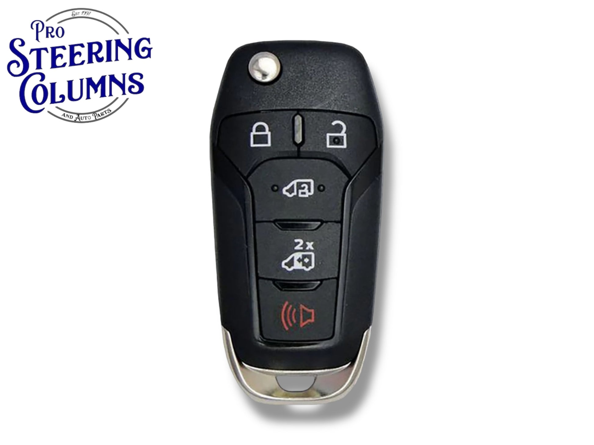 19-25 Ford Transit E-Transit Remote Flip Key 5-Button N5F-A08TAA PN: 164-R8255 (Aftermarket)