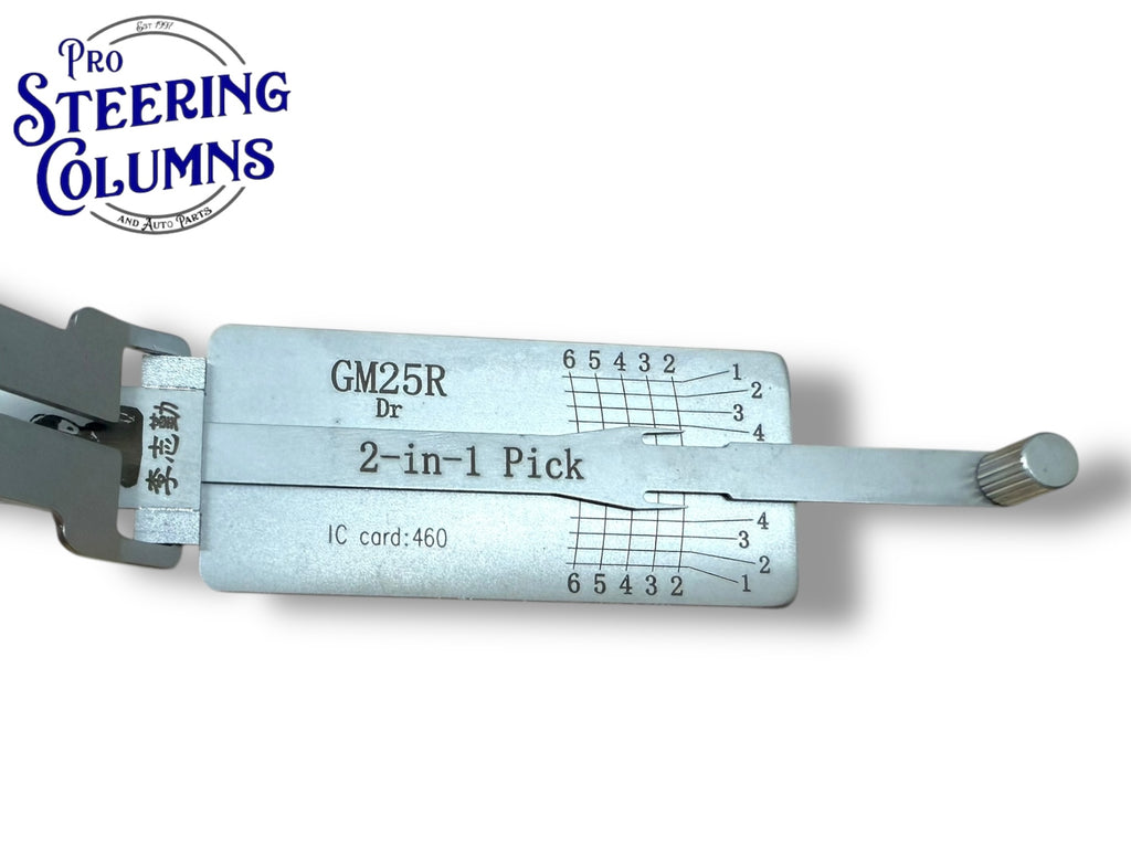 Original Lishi 2 in 1 GM25R Kenworth Briggs Stratton Pick & Decoder Twin Lifter Genuine New