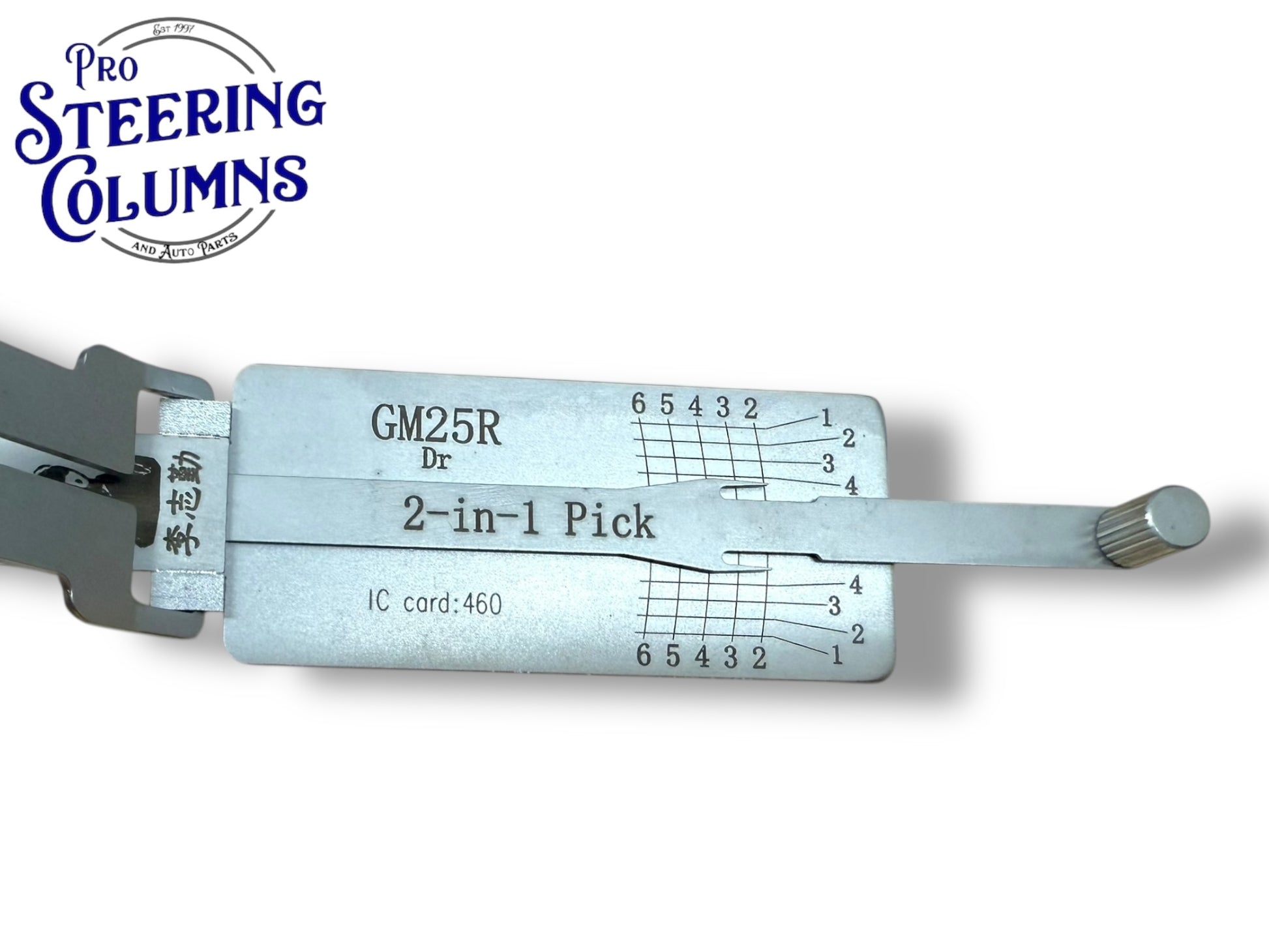 Original Lishi 2 in 1 GM25R Kenworth Briggs Stratton Pick & Decoder Twin Lifter Genuine New