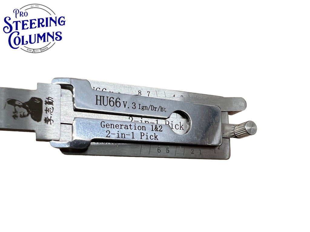 Original Lishi 2 in 1 HU66 Twin Lifter Audi VW Pick & Decoder Genuine New