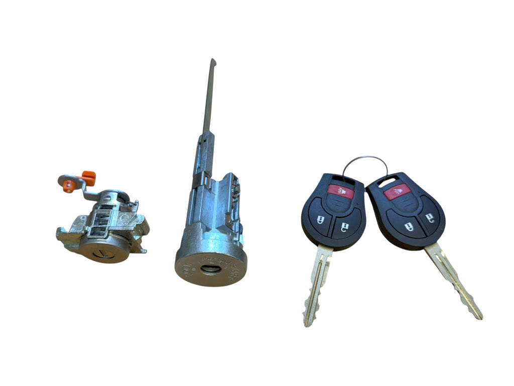 05-11 Nissan Frontier Ignition & Door Lock Cylinder Set (Keyed Alike)
