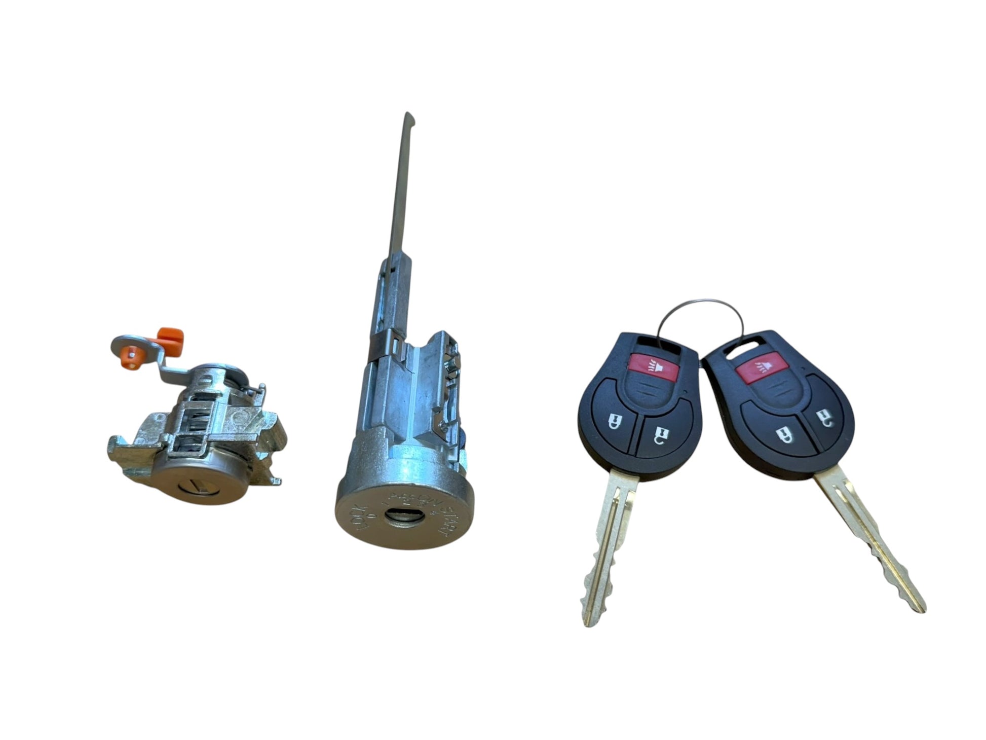 05-11 Nissan Frontier Ignition & Door Lock Cylinder Set (Keyed Alike)