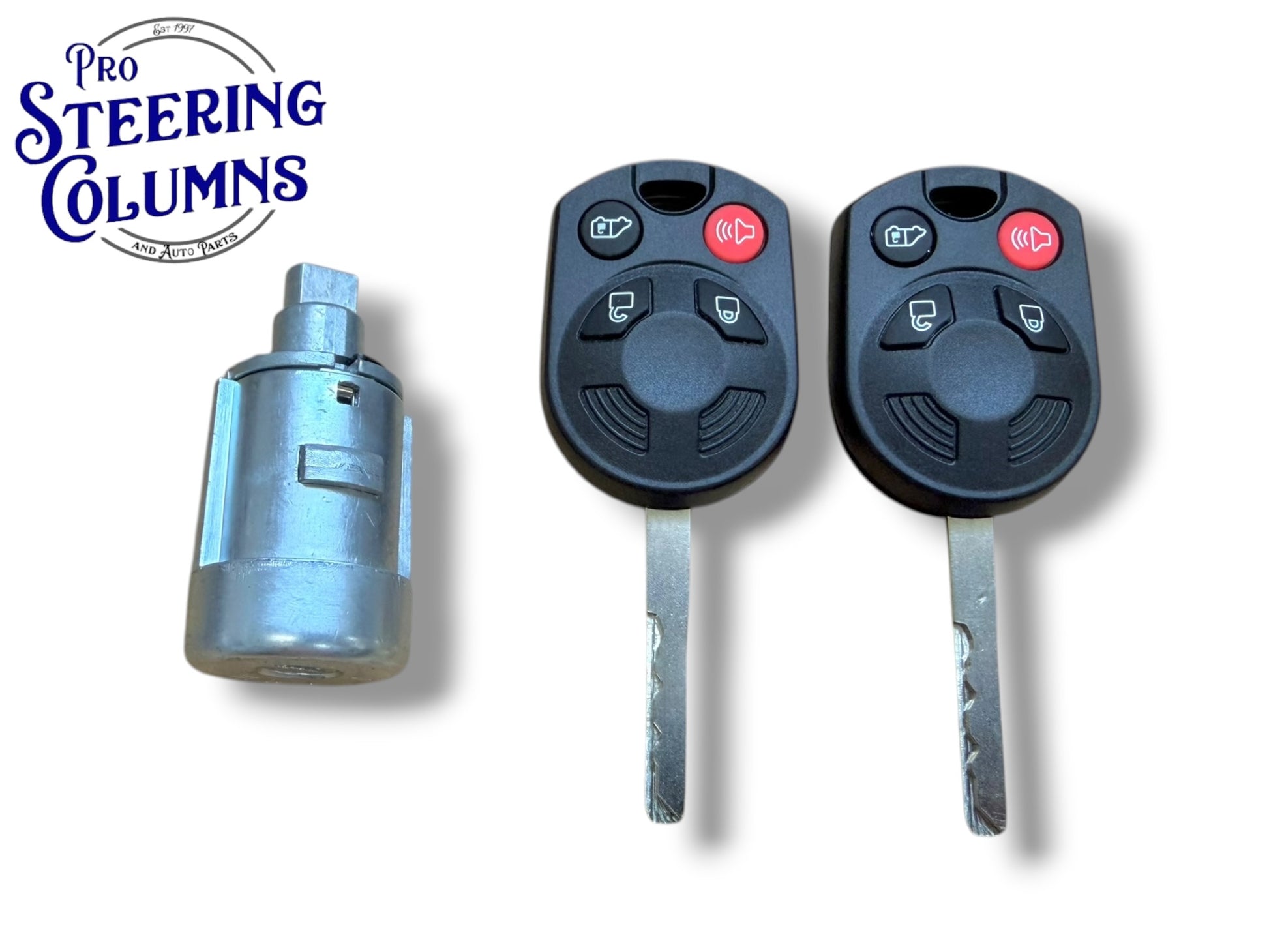 14-19 Ford Transit Ignition Lock Cylinder With 2 Remote Keys PN: 3M5Z-11582-A