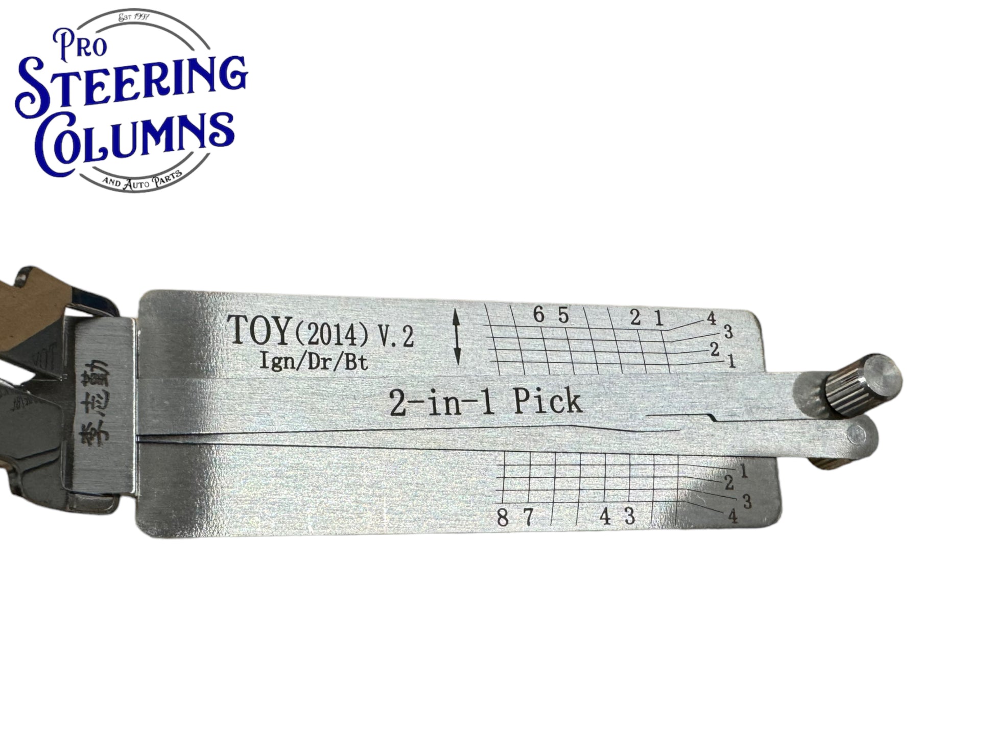 Original Lishi 2 in 1 TOY2014 V.2 Pick & Decoder Genuine New