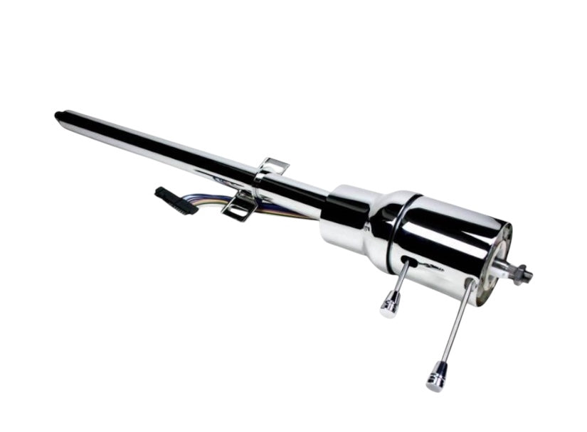 1968 Chevrolet Corvette Ididit Retrofit Floor Shift Steering Column Chrome - 1120700020