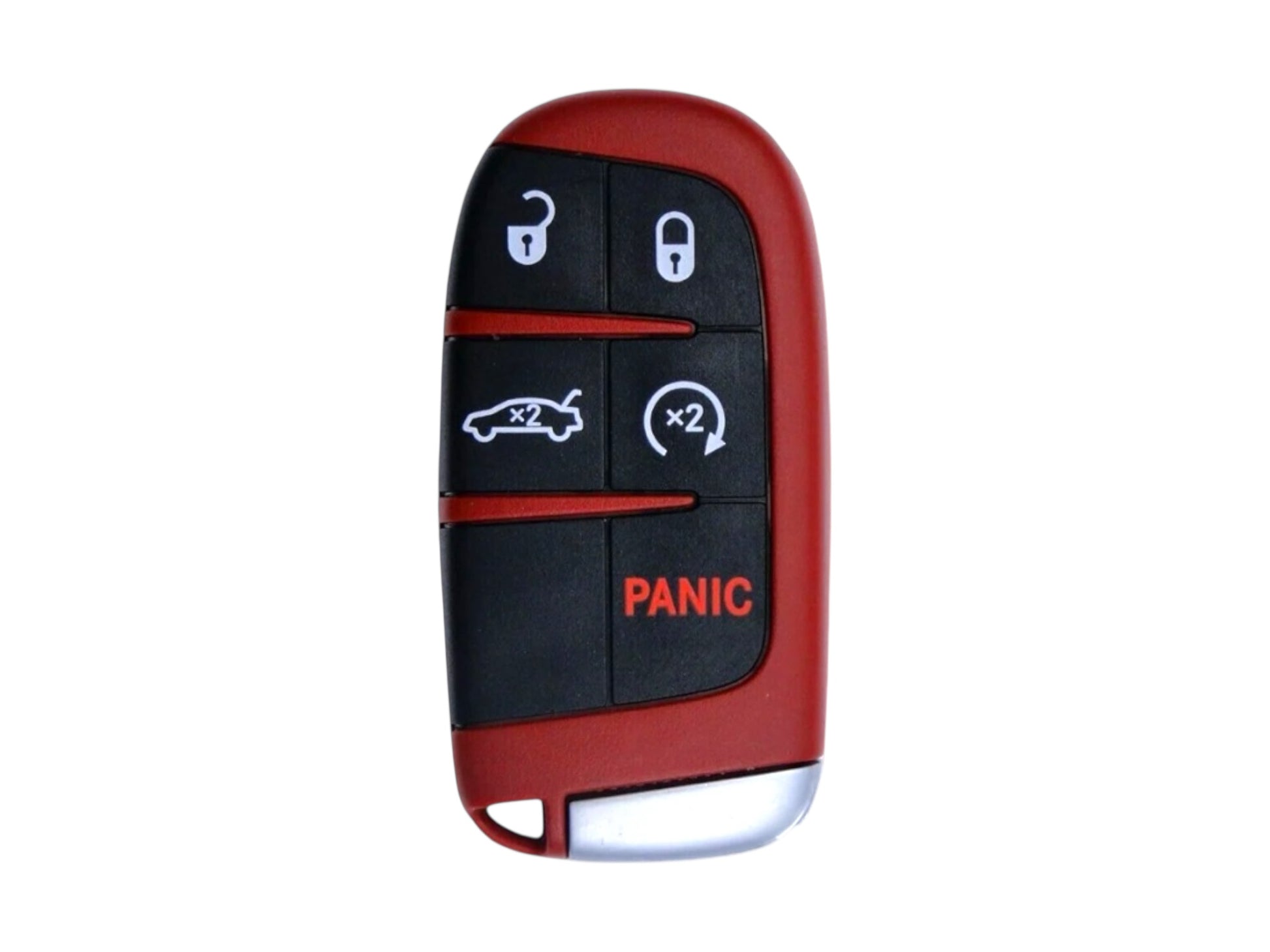 11-20 Chrysler Dodge Smart Key 5-Button PN: 68234959AB / M3N-40821302 (Red Key)(Aftermarket)