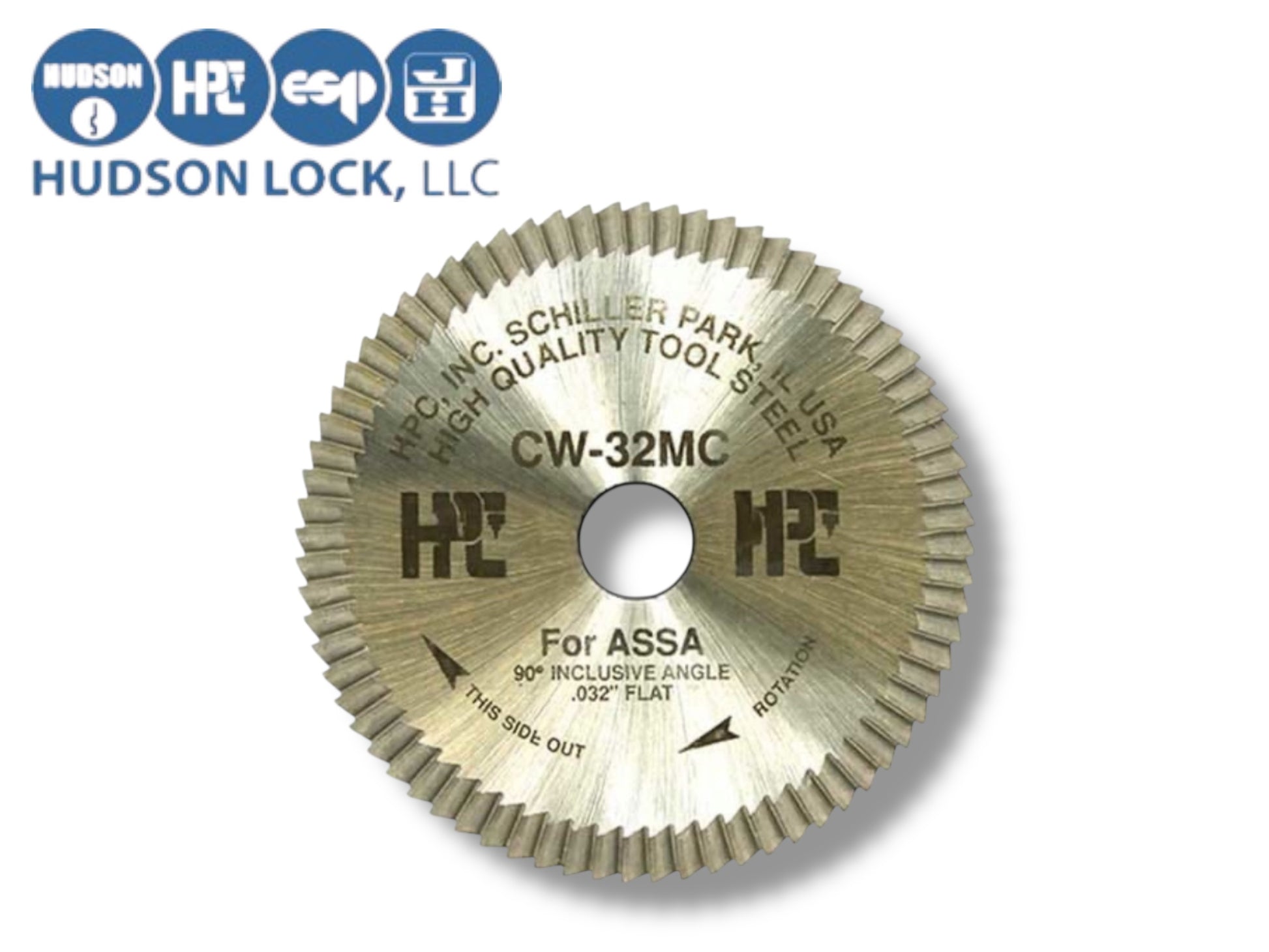 HPC - CW-32MC - ASSA Twin Cylinder Cutter - 90º - for HPC Key Machines