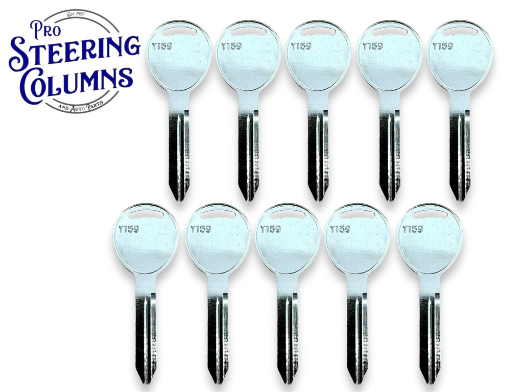 Y159 CY24 P1795 Chrysler Dodge Jeep Metal Service Key Blank New (10 Pa ...