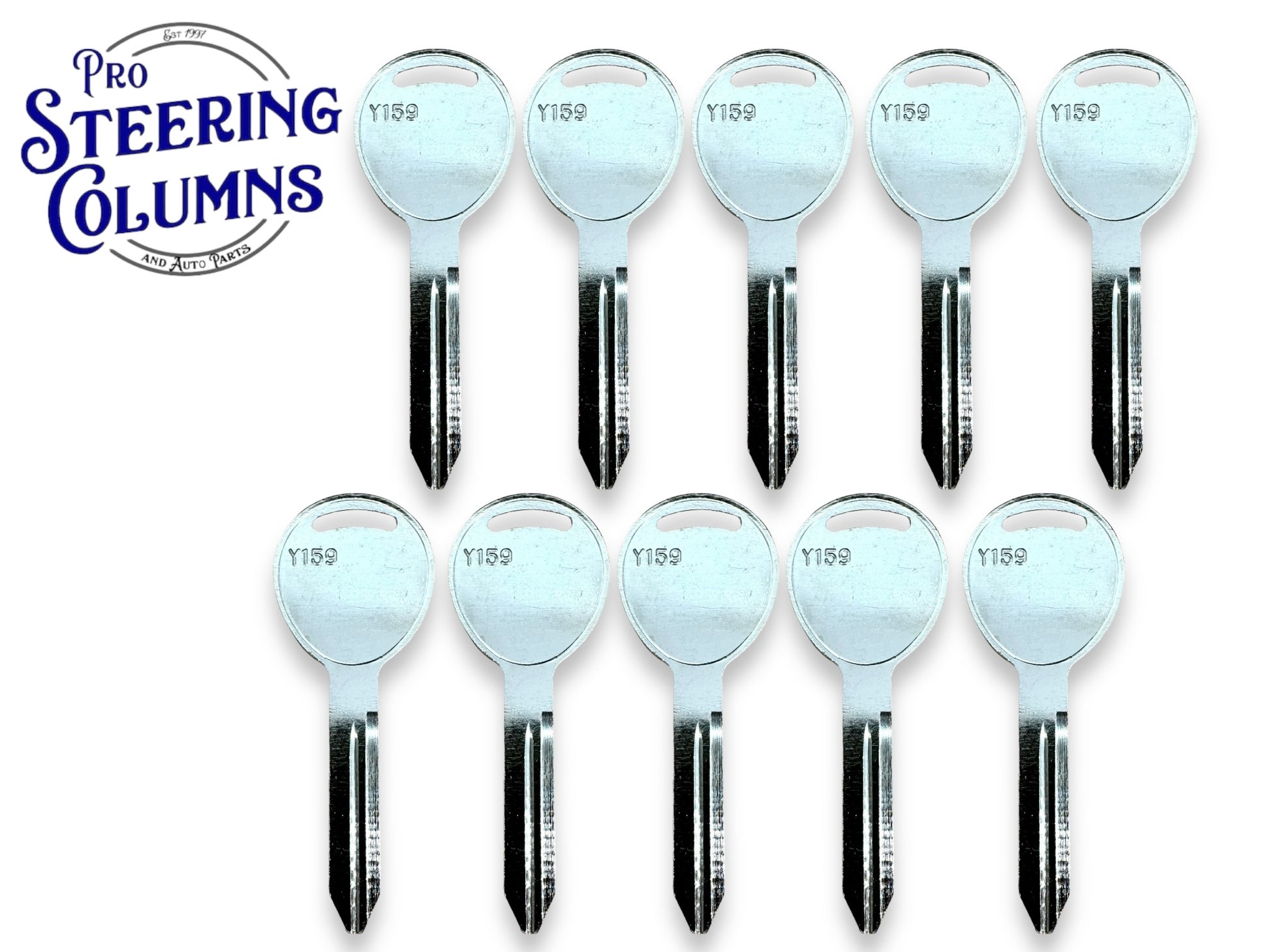 Y159 CY24 P1795 Chrysler Dodge Jeep Metal Service Key Blank New (10 Pack)