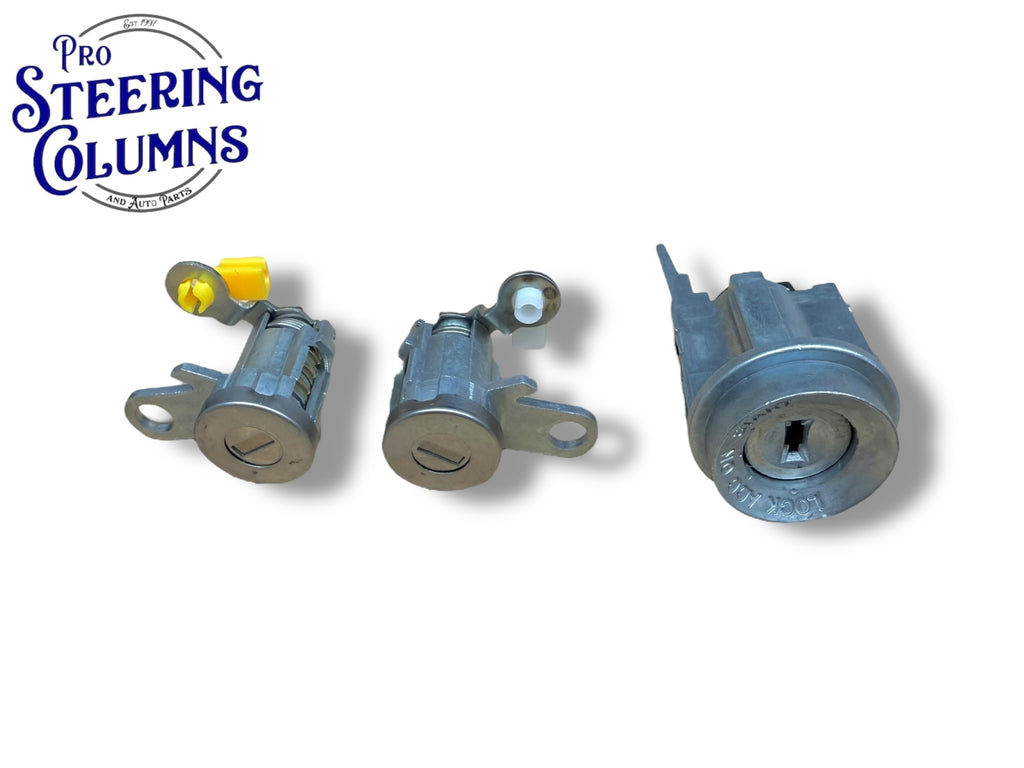 1995-2004 Toyota Tacoma Ignition Door & Fuel Lock Cylinder Set (Keyed Alike)