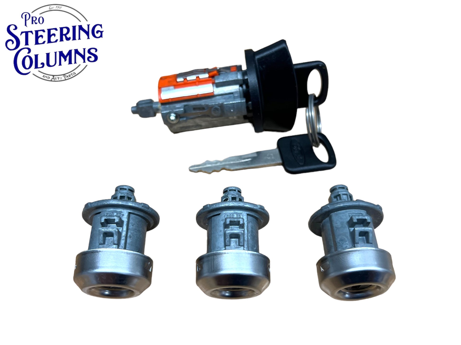 1998-2007 Ford F-250 F-250 Ignition Door Tailgate Lock Cylinder Set 2 Keys New OEM