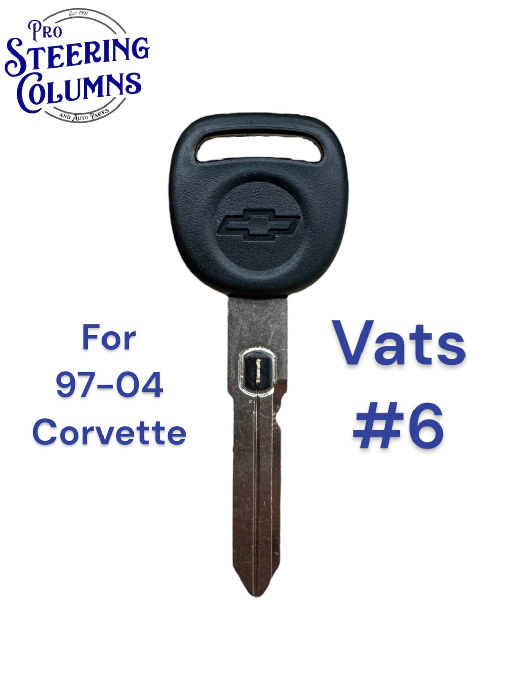 1997-2004 Corvette Double Sided Vats Key #6 Ohms-1.470k