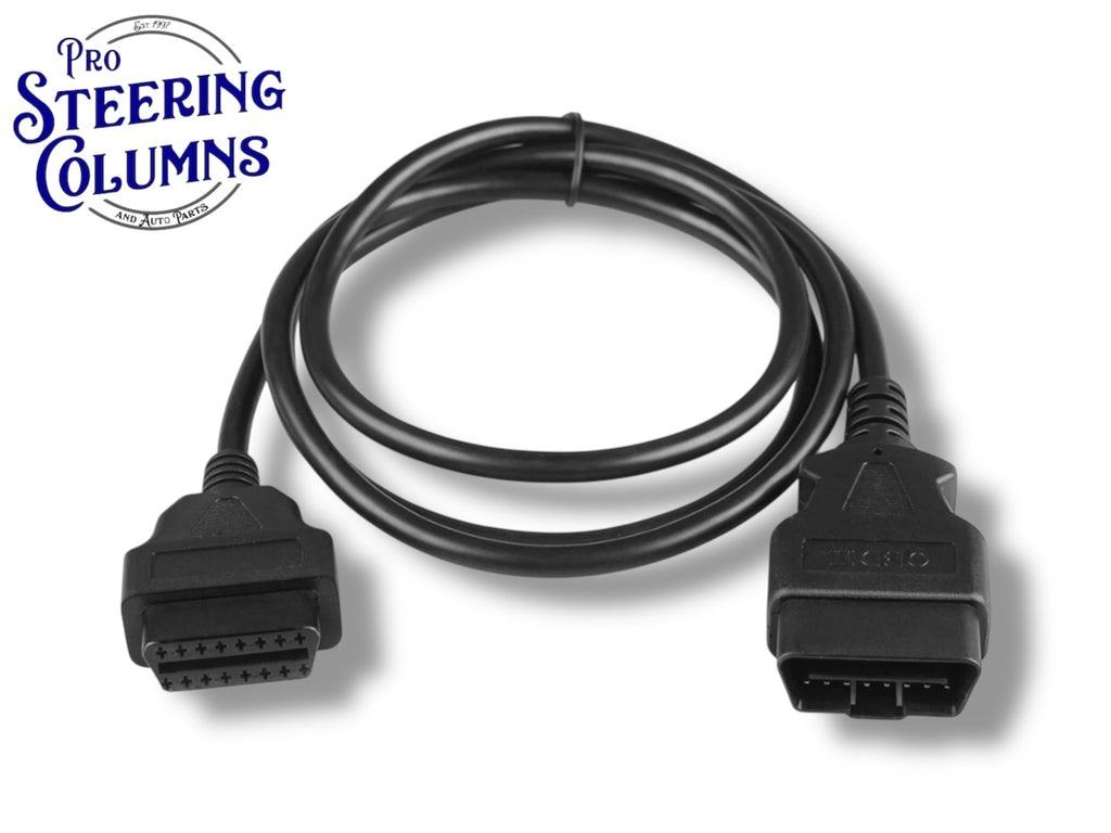 OBD2 16 Pin Diagnostic Cable Connector Male To Female Extension 5 Feet