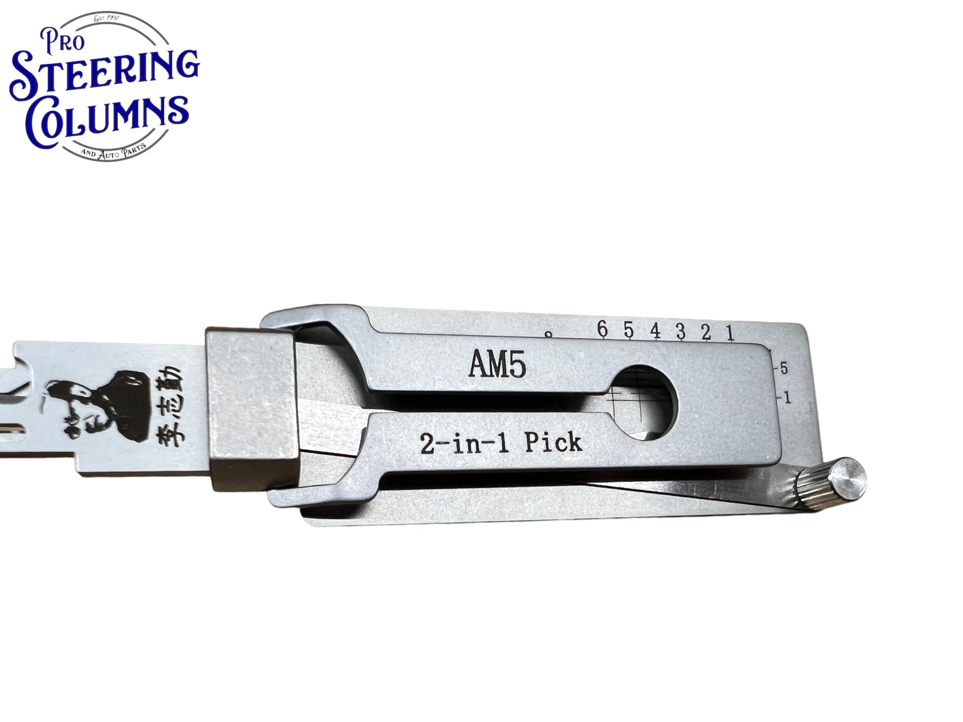 Original Lishi 2 in 1 AM5 American Pick & Decoder Anti Glare Genuine New