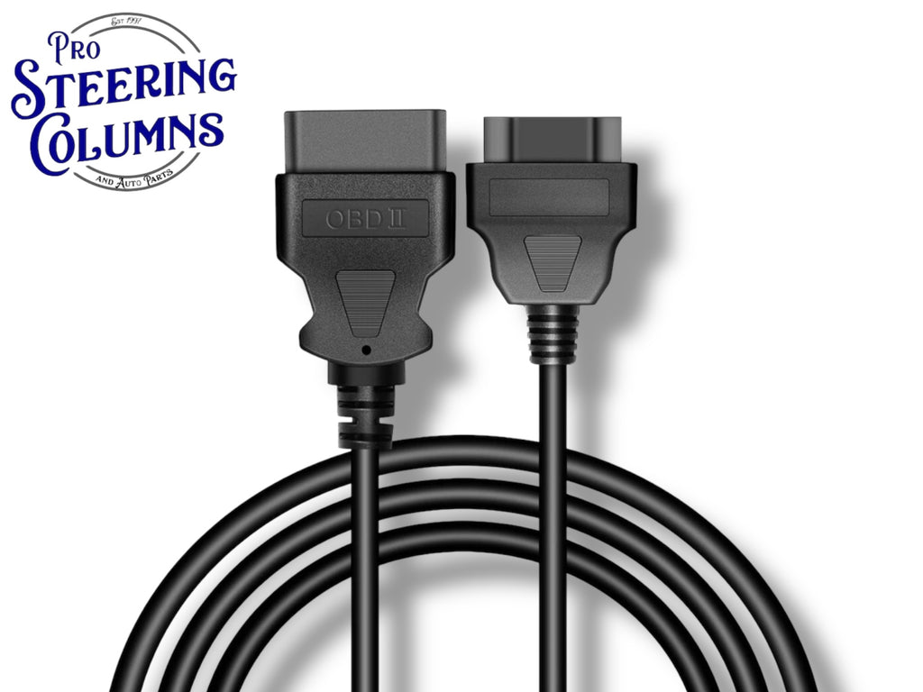 OBD2 16 Pin Diagnostic Cable Connector Male To Female Extension 5 Feet