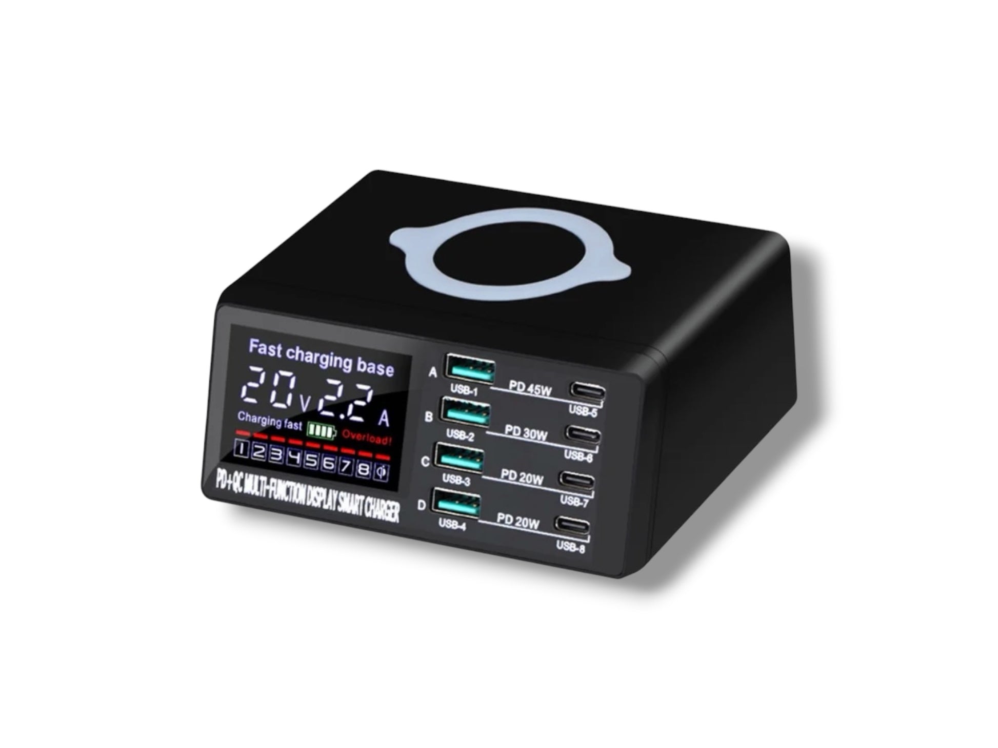 Fast Charging Station - Multi Port 8-Port Multi-devices USB / 110W