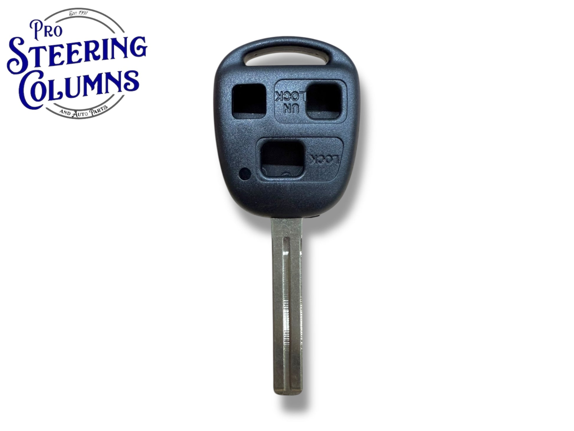 97-01 Lexus Remote Head Key Shell 3-Button TOY40 / HYQ12BBT / HYQ1512V (Aftermarket)