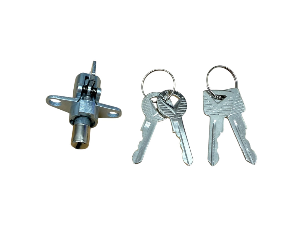 65-66 Ford Mustang Glove Box Lock Storage Lock Cylinder With Ford Logo Keys