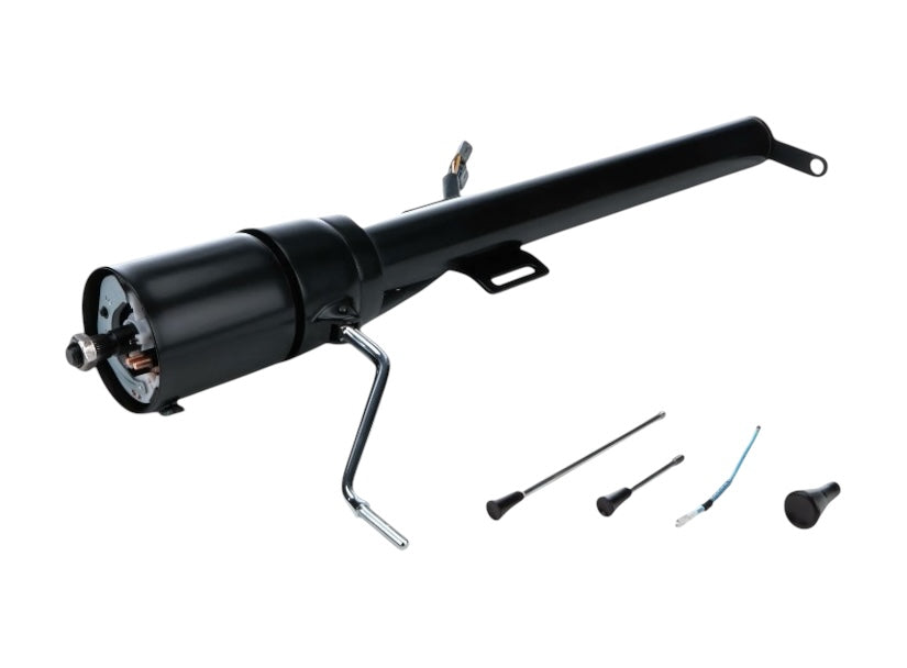 Ididit - 78-79 Ford F-150 F-250 F-350 Automatic Tilt Steering Column Retrofit - Black - 1130811051