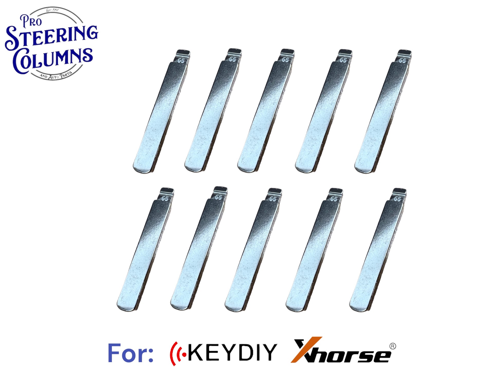 10x Xhorse Keydiy Universal Flip Key Remote Key Blades Subaru DAT17