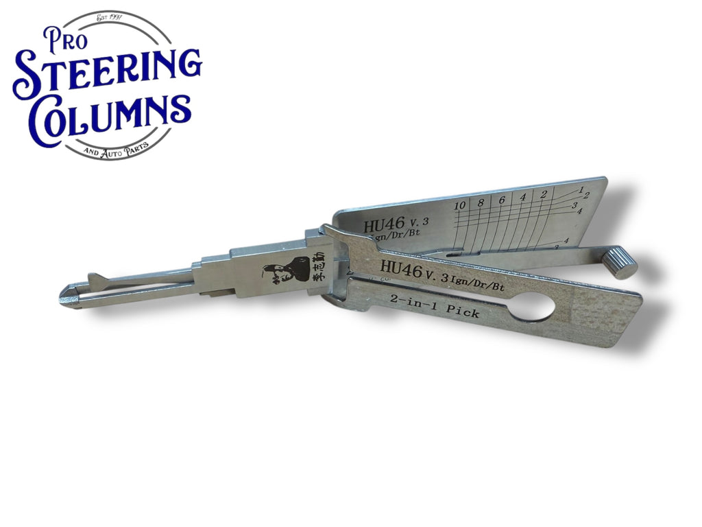 Original Lishi 2 in 1 HU46 GM 10-Cut Pick & Decoder Genuine New