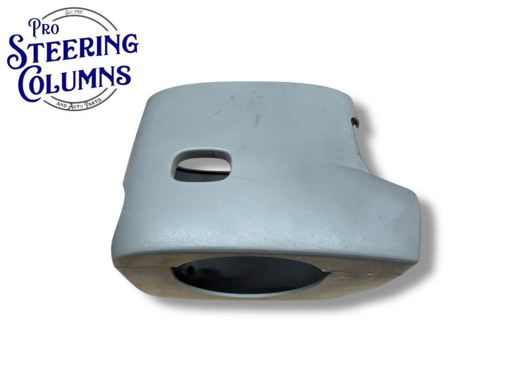 07-14 GM Silverado Sierra Tahoe Steering Column Bezels Trim Gray Used OEM 26106685