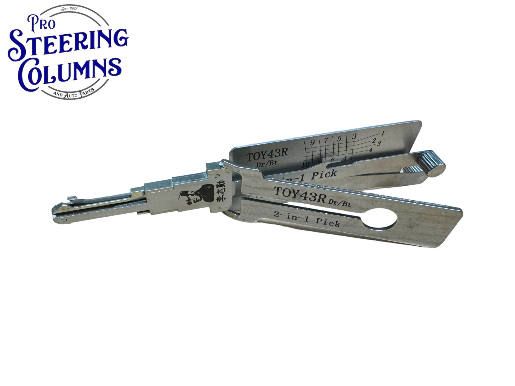 Original Lishi 2 in 1 TOY43R Door & Trunk 10-Cut Chevy GMC Subaru Pick & Decoder Genuine New
