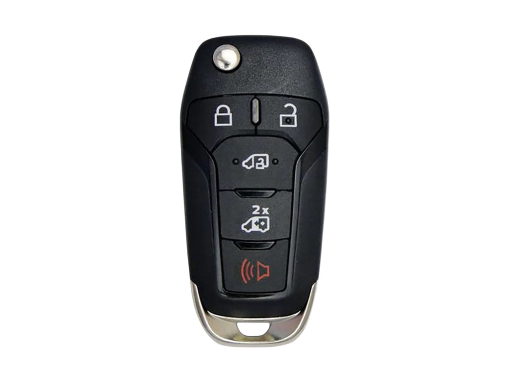 19-25 Ford Transit E-Transit Remote Flip Key 5-Button N5F-A08TAA PN: 164-R8255 (Aftermarket)