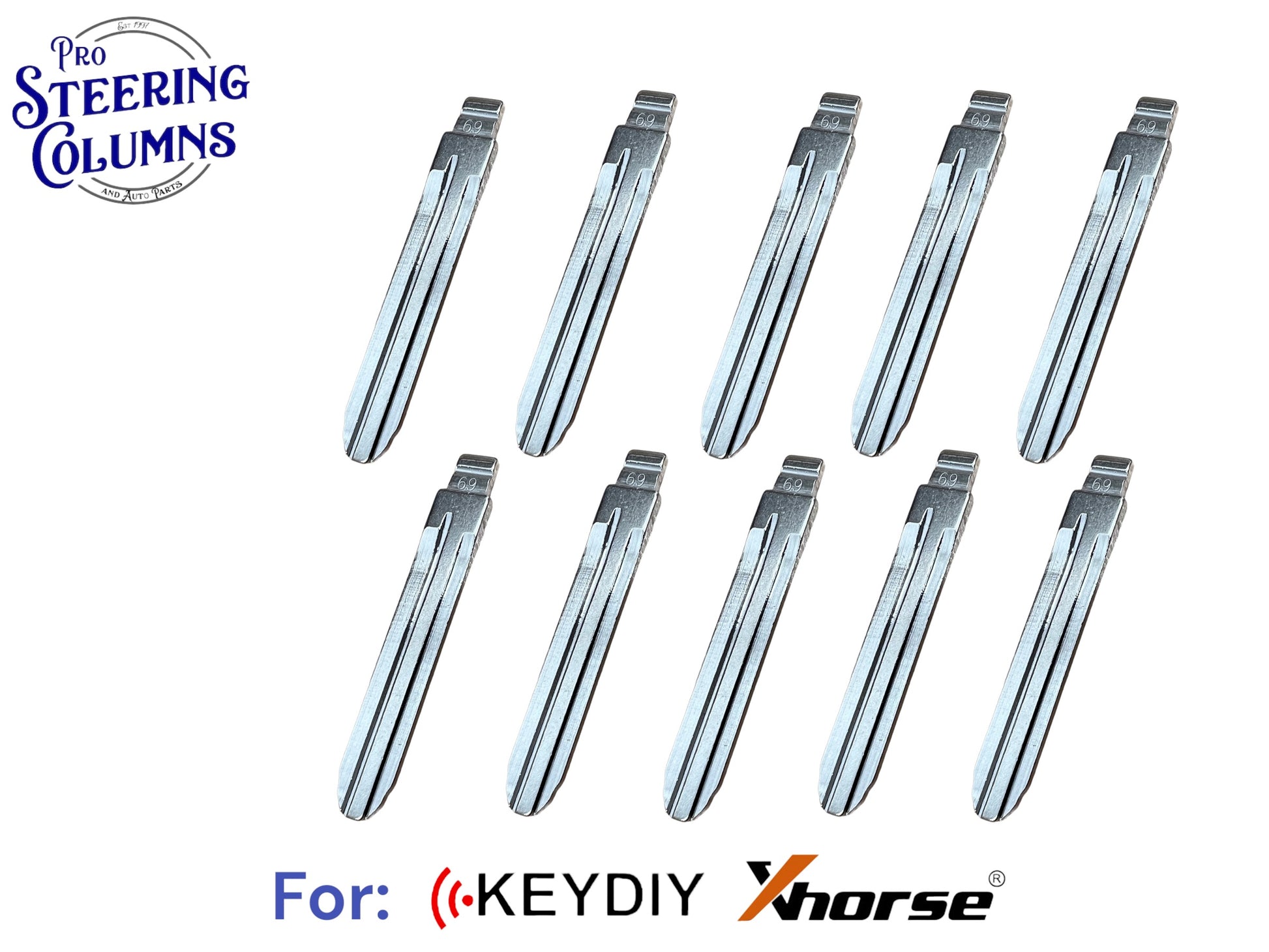 10x Xhorse Keydiy Universal Flip Key Remote Key Blades GM B110 TOY43R