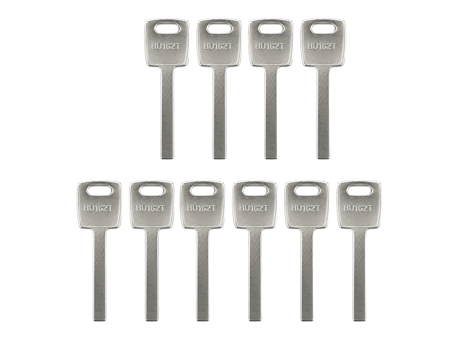 HU162T - Audi Volkswagen Metal Key Blank (Aftermarket) (10 Pack)