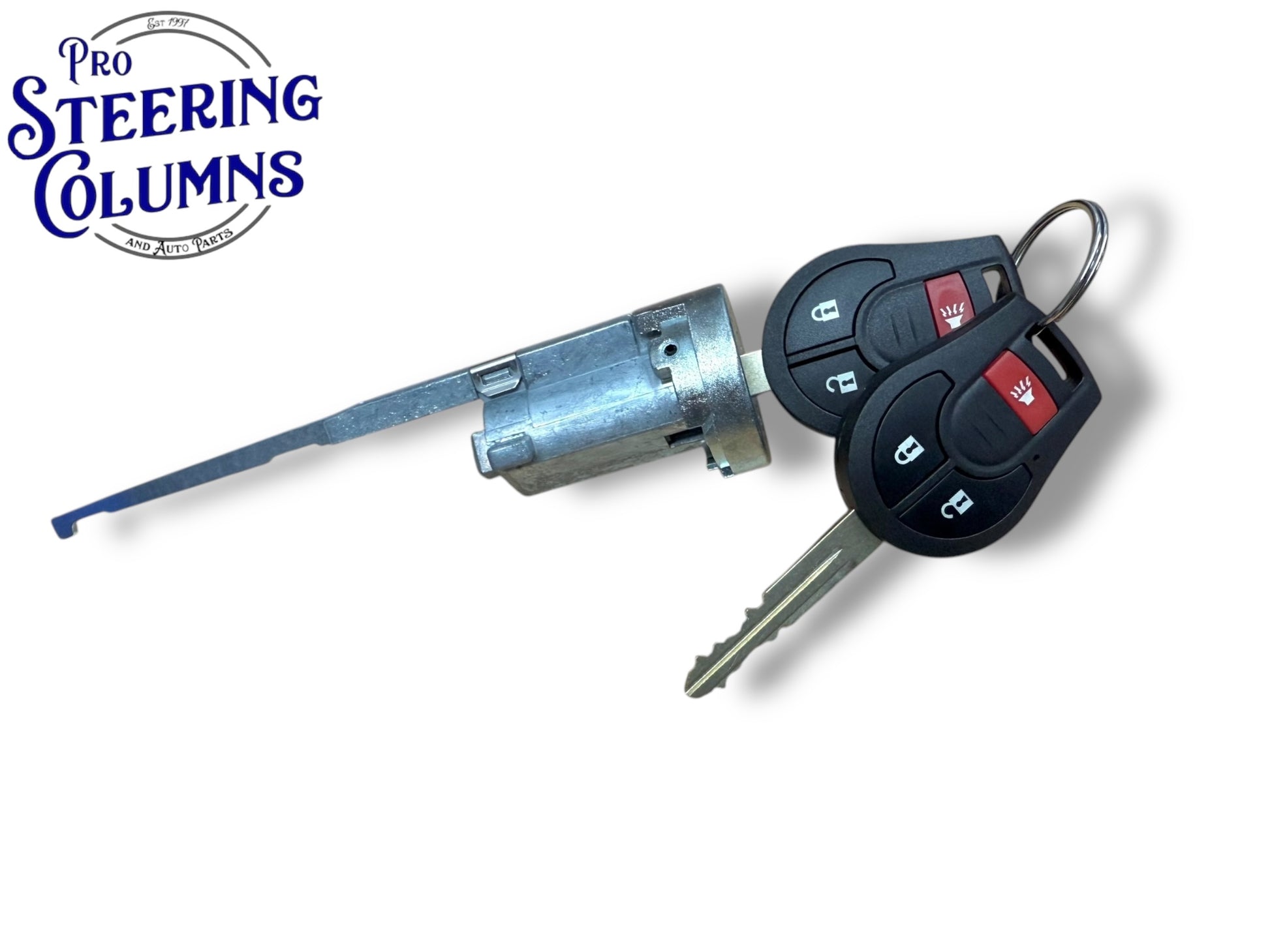 04-15 Nissan Armada Pathfinder Titan Xterra Ignition Lock Cylinder 2 Remote Keys New D8700-5Z00J