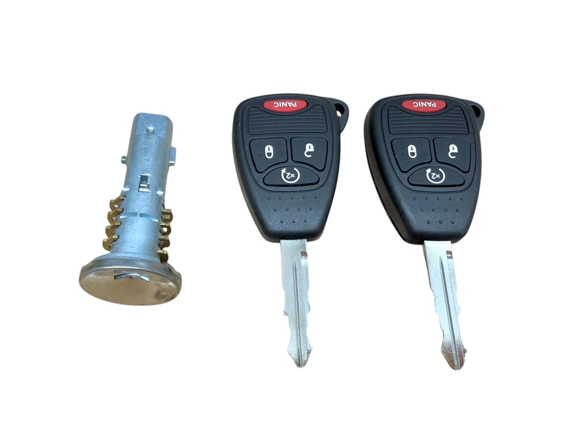 07-18 Jeep Compass Patriot Wrangler Ignition Lock Cylinder 2 Remote Keys 4-Button New 5179511AA