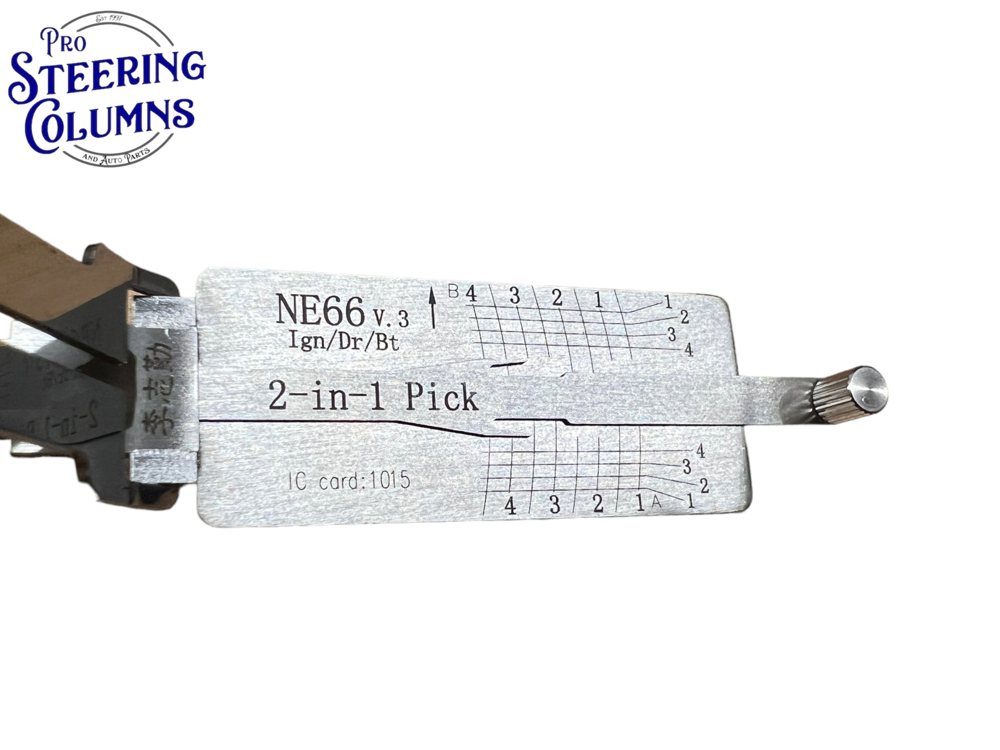 Original Lishi 2 in 1 NE66 Volvo 4 Track Pick & Decoder Genuine New