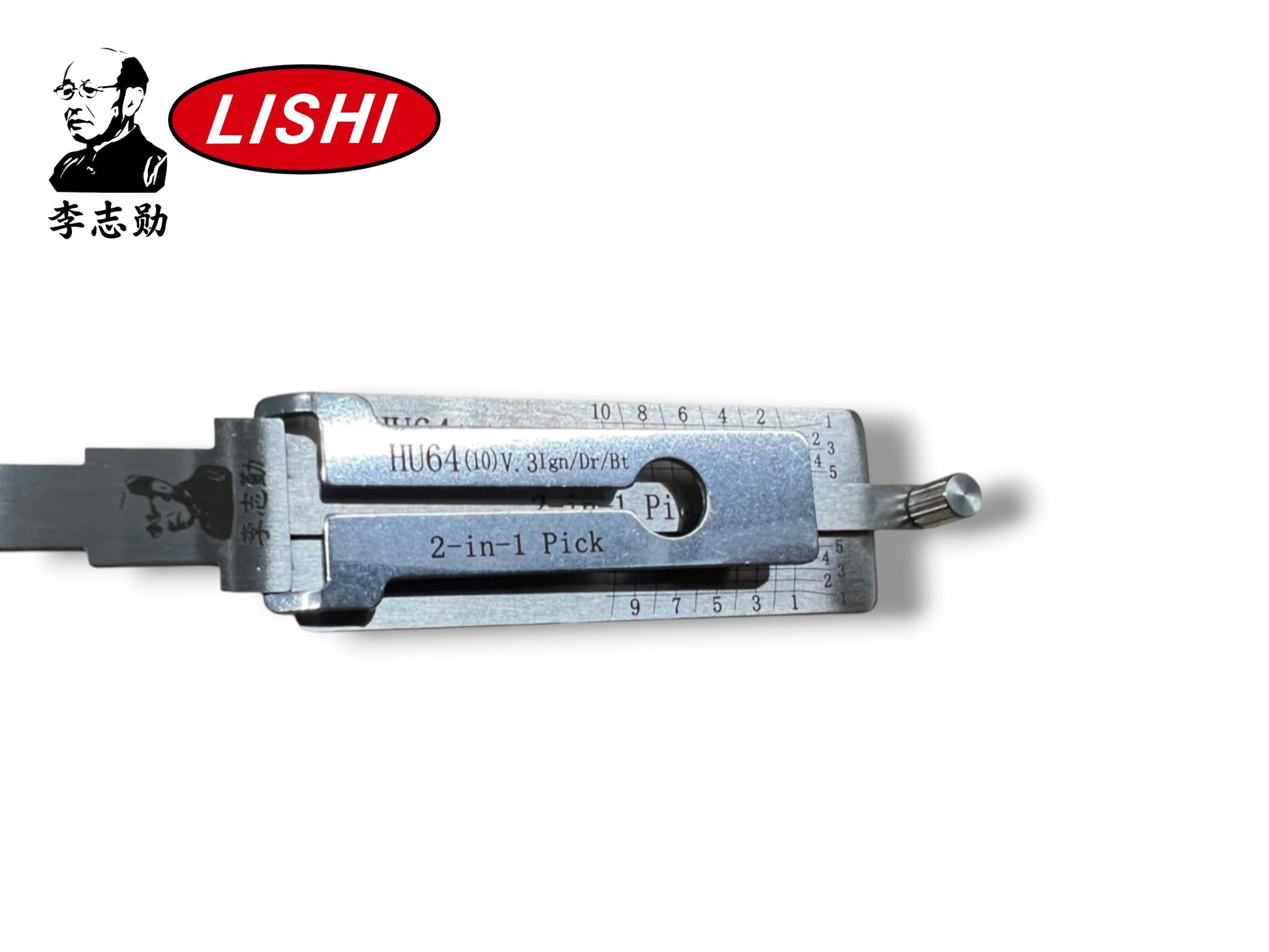 Original Lishi 2 in 1 HU64 V.3 Mercedes Pick & Decoder Genuine New